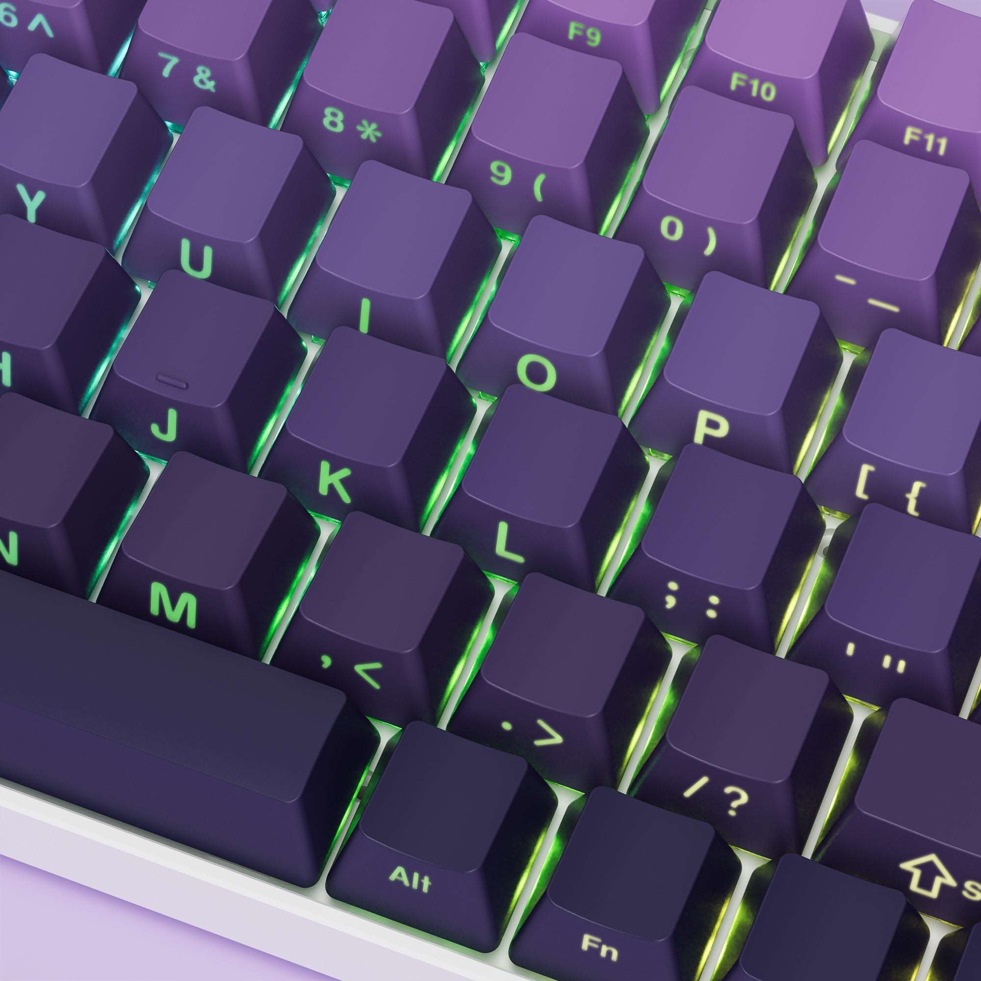 XVX Gradient Series 136-Key Side-Printed OEM Profile Keycap (7 Colors)