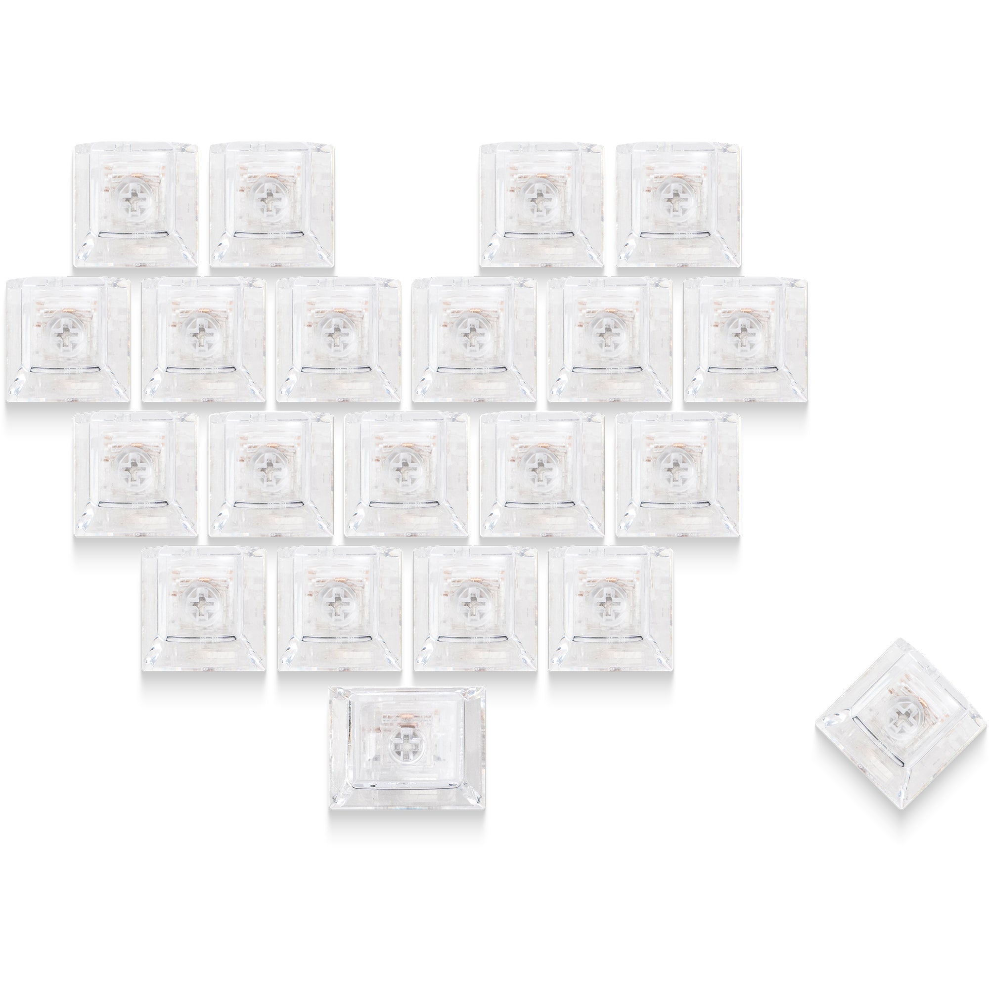 XVX Fizz 21-Key Heart Layout Cherry Profile Keycap Set