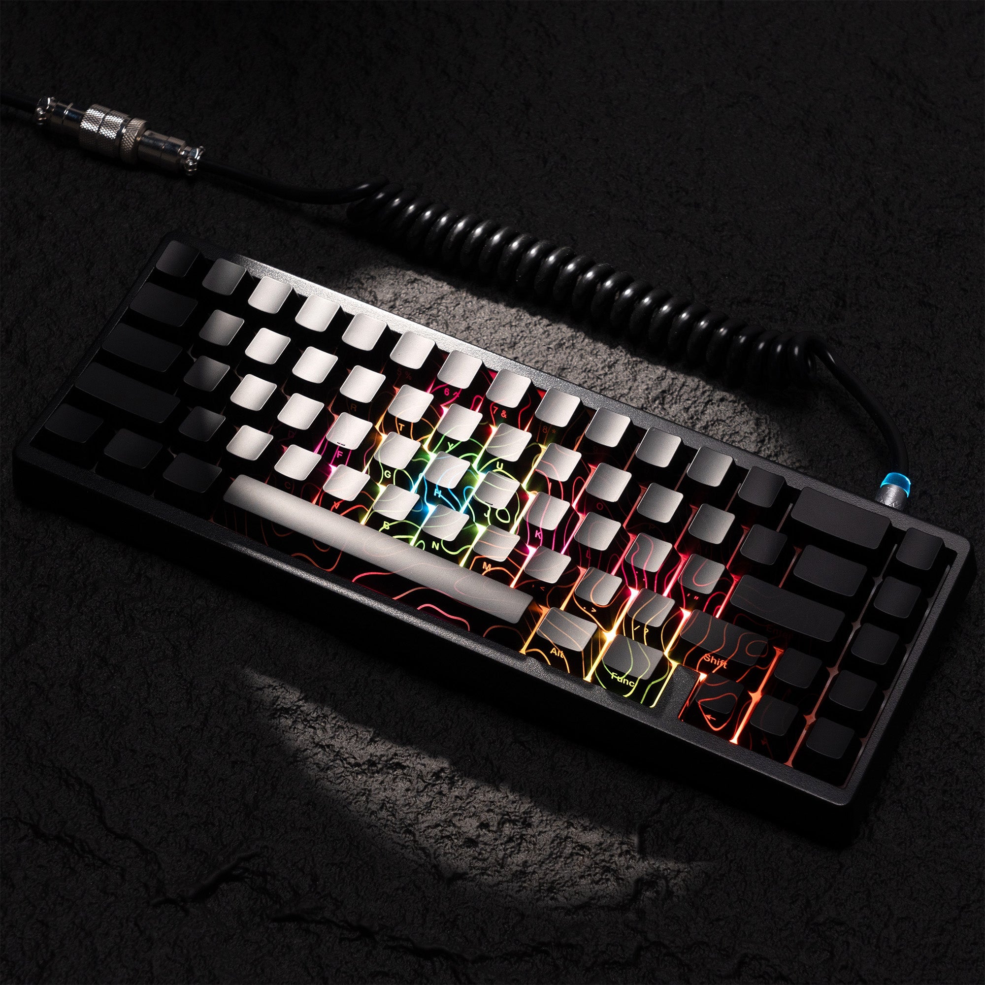 XVX  Phantom  Topographic   Version Pattern  OEM Profile IMD-Tech Keycap Set