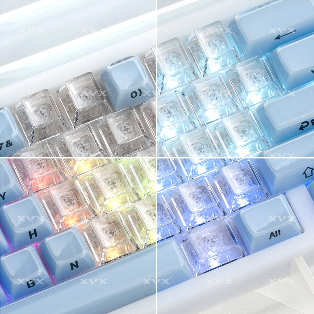 XVX Fizz 21-Key Heart Layout Cherry Profile Keycap Set