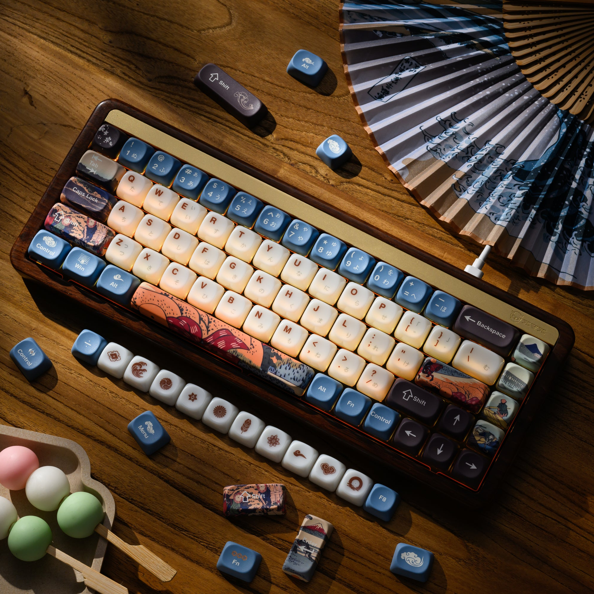 XVX U-kiyoe Fugaku (冨嶽) Series MOA Profile Dye-Sublimation PBT Keycap Set