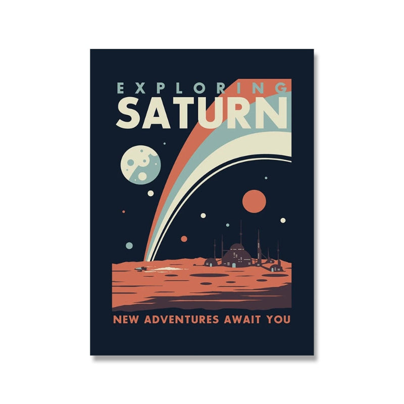 Planet Canvas Print Paintings