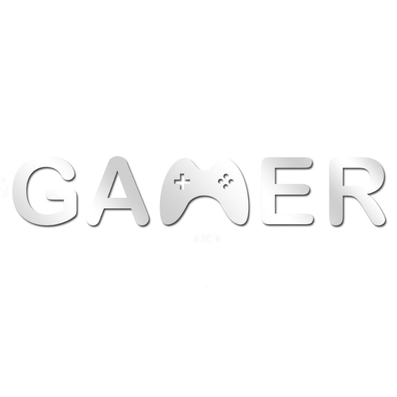 Acrylic Mirror Gamer Wall Decal